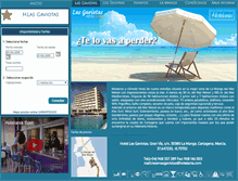Tablet Screenshot of hotelania.com